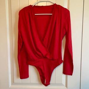 Sexy red body suit size small